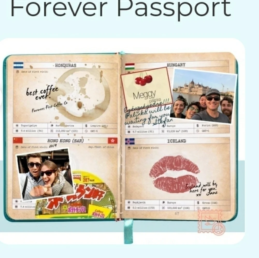 FOREVER Passport book / travel planner